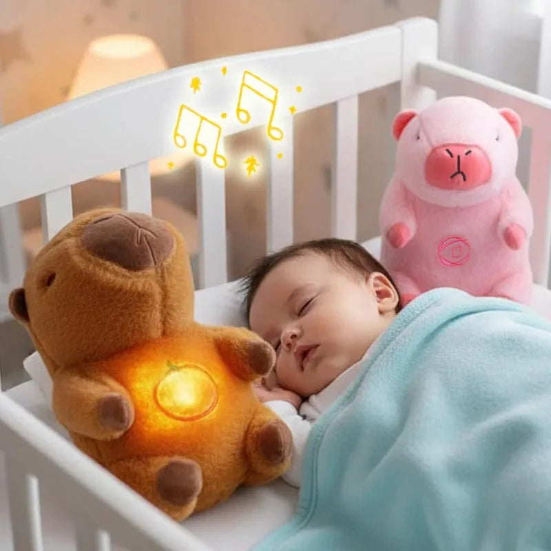 Capibara Sueño Dulce WarmBaby™ (Peluche con Respiración Relajante)